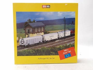 Brawa H0 - 2041 - Modeltrein goederenwagonset (1) - 3-delige