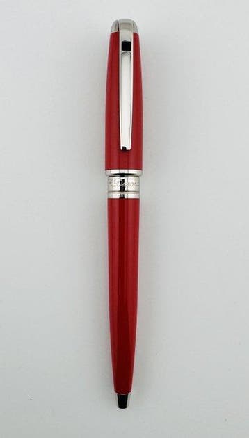 S.T. Dupont - Olympio – Red Chinese Lacquer Palladium –