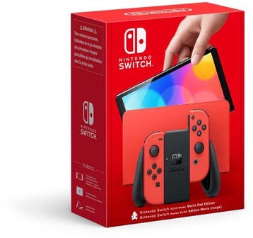 Nintendo Switch OLED - Mario Editie - Rood (Games), Hobby en Vrije tijd, Verzenden, Nieuw