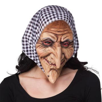 Halloween Masker Heks Kap, Verzenden, Nieuw