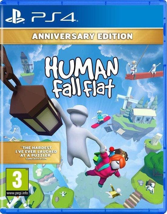 Human Fall Flat Anniversary Edition (PS4 Games), Games en Spelcomputers, Games | Sony PlayStation 4, Zo goed als nieuw, Ophalen of Verzenden