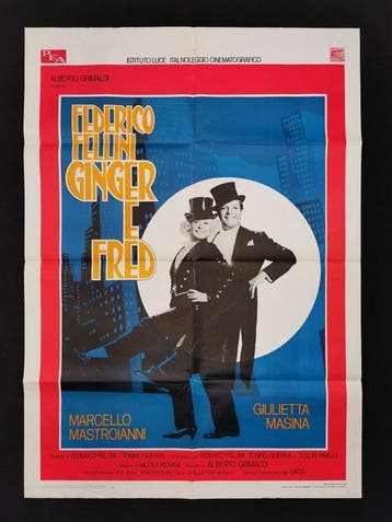 4 Federico Fellini movie posters - Roberto Benigni - Paolo, Nieuw