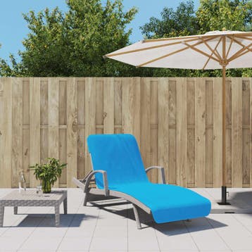 vidaXL Strandhanddoeken 2 st 400 g/m² 75x200 cm stof, Huis en Inrichting, Verzenden, Nieuw