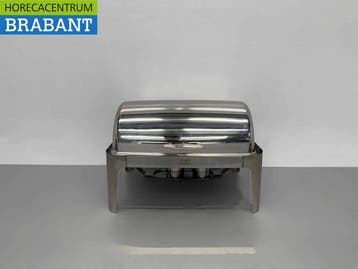 HCB Chafing Dish Rolltop inox - 9 litres - 1/1 GN, Articles professionnels, Verzenden