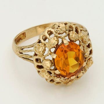Bague - 18 carats Or jaune, Bijoux, Sacs & Beauté