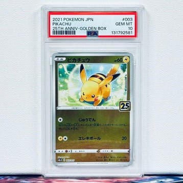 Pokémon Graded card - PIKACHU 003 - Pokémon - PSA 10