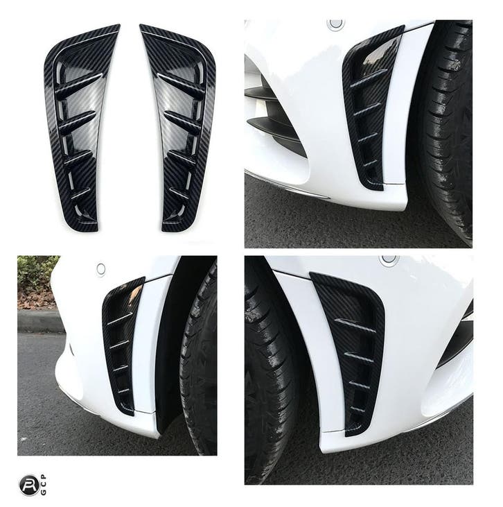 LUCHTINLAAT FRONTSPOILER CARBON VOOR MERCEDES W205 C-KLASSE, Auto diversen, Auto-accessoires, Verzenden