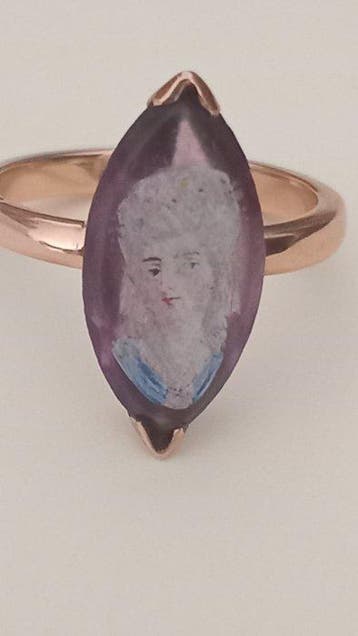 Bague - 14 carats Or jaune - 8.00ct. tw. Améthyste - Bague