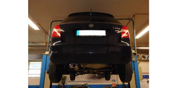 FOX Skoda Fabia 5J + NJ - 1.2l 12V einddemper - 145x65 type, Verzenden