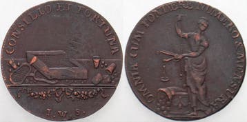 Muenzmeisterpfennig ohne Jahr Harz J W Schlemm, Verzenden