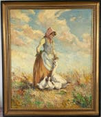 Eric Bruce McKay. (1907-1989) - Goose Girl No. 2.