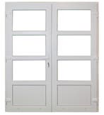 Dubbele deur wit Basic Plus b175 x 204 cm, Ophalen of Verzenden, Buitendeur