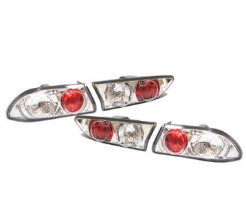 FEUX ARRIÈRE ALFA ROMEO 156 97-07 FOND CHROMÉ, Autos : Pièces & Accessoires, Verzenden