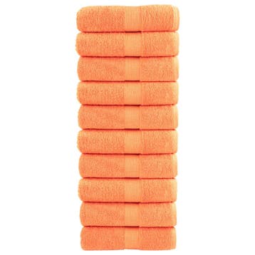 vidaXL Gastendoekjes SOLUND 10 st 600 g/m² 30x50 cm oranje, Verzenden, Nieuw