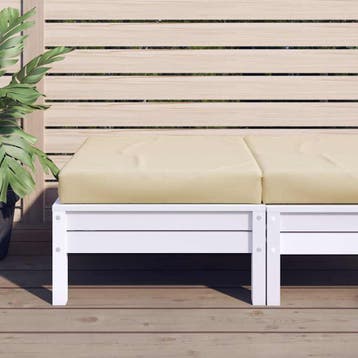 vidaXL Palletkussen 60x60x8 cm oxford stof beige, Huis en Inrichting, Verzenden, Nieuw