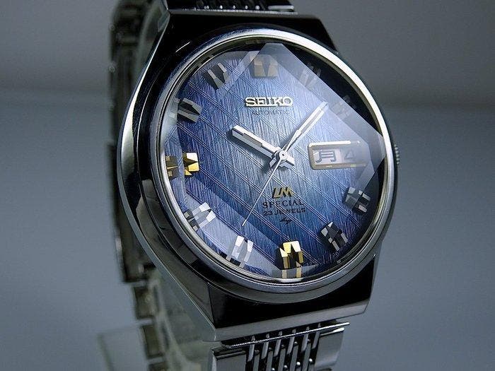 Seiko - LM Lord Matic SPECIAL Blue textured dial 23Jewels, Bijoux, Sacs & Beauté, Montres | Anciennes | Antiquités