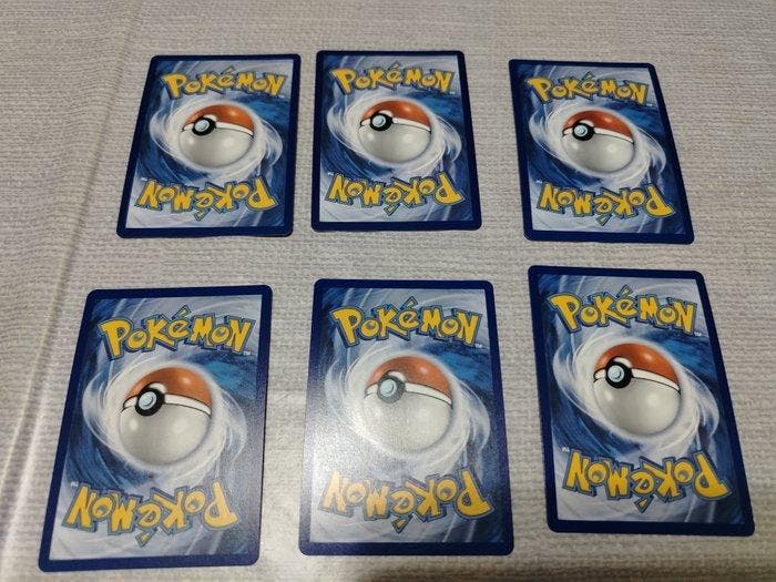 Pokémon - 6 Card - Totodile, Chikorita, Cyndaquil, Grookey, Hobby en Vrije tijd, Verzamelkaartspellen | Pokémon