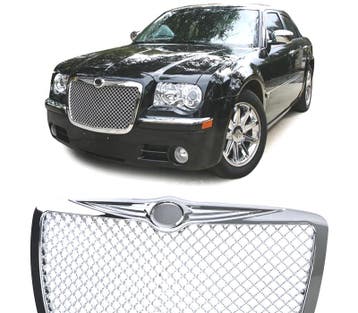Calandre Pour Chrysler 300C 04-11 Sport Bentley Style Chromé, Autos : Pièces & Accessoires, Verzenden