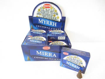 HEM Mirre Wierook Kegels / Cones - Voordeelbox (12 Pakjes..., Ophalen of Verzenden