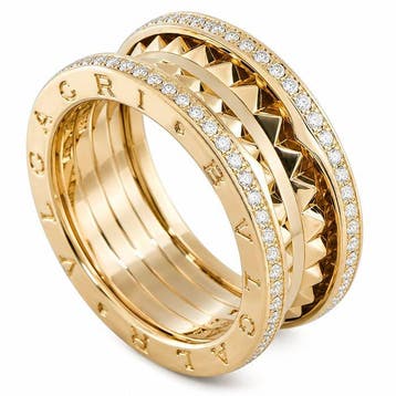 Bvlgari - Ring - 18 karaat BVLGARI B.Zero1 18K geelgoud en, Nieuw