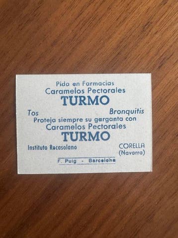 1953/54 Mundicromo Kubala 58 Insert card - 1 Sticker - Mint