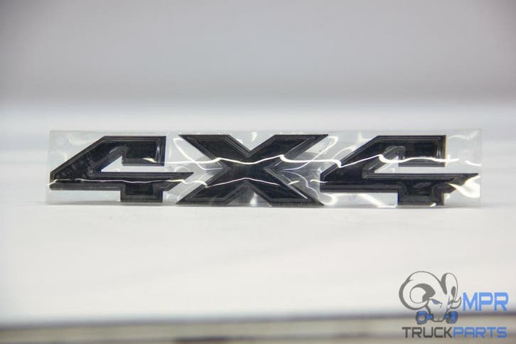 Nameplate, Tailgate 4X4 Black, Autos : Pièces & Accessoires, Carrosserie & Tôlerie, Enlèvement ou Envoi