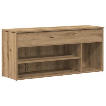 Schoenenbank Artisan Eiken | OP = OP | Snel weg!, Huis en Inrichting, Verzenden, Zo goed als nieuw