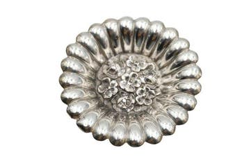 Kom - .833 zilver - Bloemen