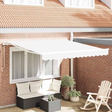 vidaXL Elektrische Zonneluifel 100% Polyester, Verzenden, Nieuw