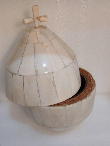 Seau à glace - Os, coco - Seau à glace Coco de Mer