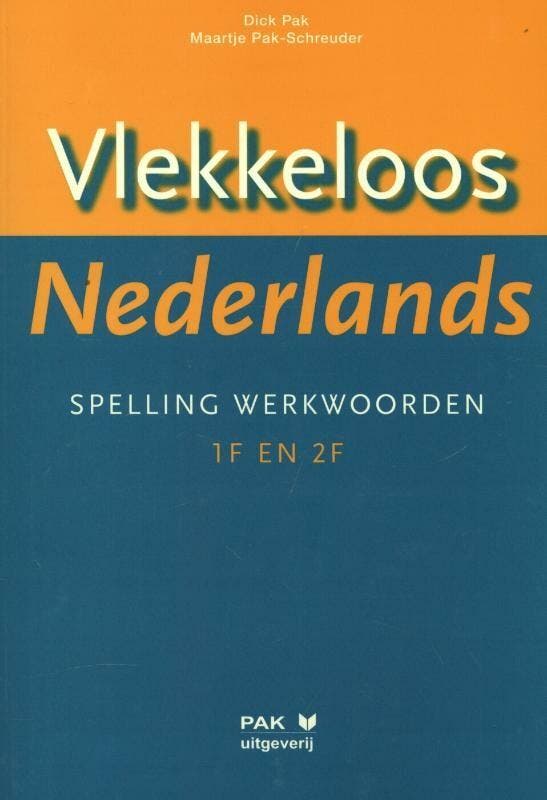 Vlekkeloos Nederlands / Spelling werkwoorden taalniveau 1F, Boeken, Schoolboeken, Zo goed als nieuw, Verzenden