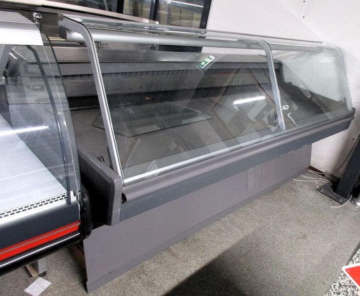 Linde Koeltoonbank – B258 x D125 x H125 cm – met ingebouwde, Elektronische apparatuur, Koelkasten en IJskasten