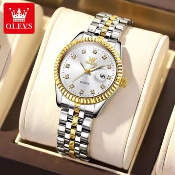 5526 Luxe Kwarts Horloge - 3 ATM Waterdicht Dameshorloge -, Verzenden, Nieuw, OLEVS