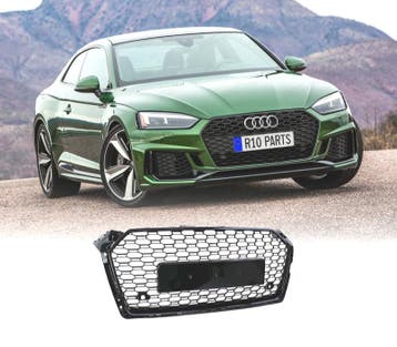 CALANDRE AUDI A5 16-20 LOOK RS5 NOIR BRILLANT PDC, Autos : Pièces & Accessoires, Carrosserie & Tôlerie, Verzenden