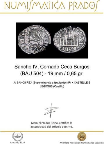 . Koninkrijk van Castilië en León Sancho IV (1284-1285).