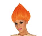 Trollen Pruik Oranje, Verzenden, Nieuw