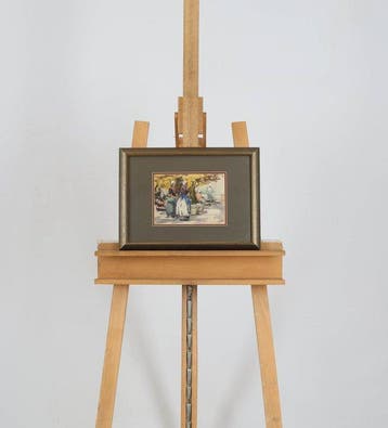 Paul Rink (1861-1903) - Volendamse vrouwen, Antiek en Kunst