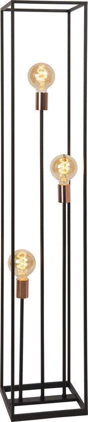 2dekans | Lucide ARTHUR - Vloerlamp - 3xE27 - Zwart, Huis en Inrichting, Lampen | Overige, Ophalen of Verzenden