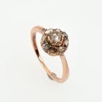 Ring - 14 karaat Roségoud - 0.55ct. tw. Diamant (Natuurlijk), Nieuw