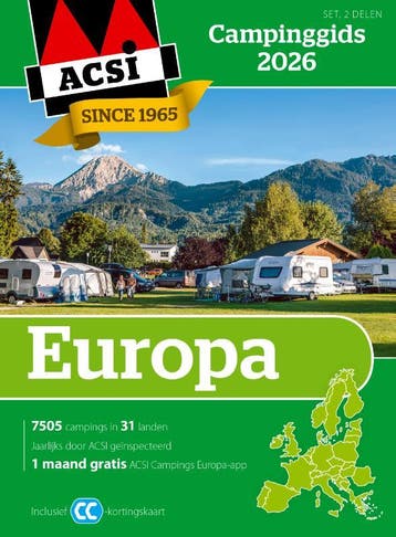 Acsi Campinggids Europa 2026 |  | Nieuw, Verzenden, Nieuw