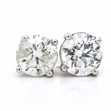 Oorbellen - 18 karaat Witgoud - 2.05ct. tw. Diamant, Nieuw