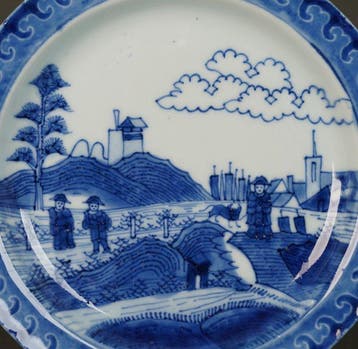 Kangxi (1662-1722) - Deshima Island or Scheveningen Plate,