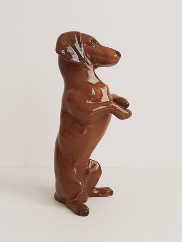 Rosenthal - Paul Meyer-Piritz - Statuette, teckel - 18 cm -
