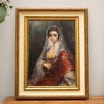 Enrique Barcelona González (1932) - Ritratto di donna La