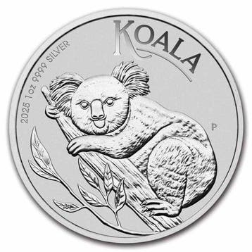 Australië. 1 Dollar 2025 1 oz $1 AUD Australian Silver Koala