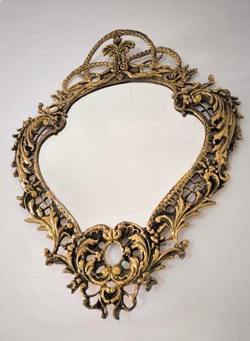 Miroir - Bronze, Cristal - Style rococo Louis XV