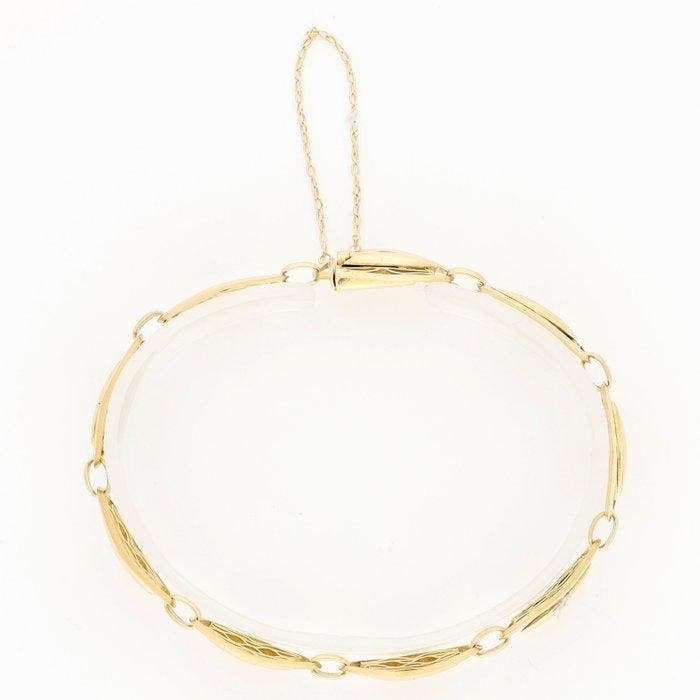 Armband - 18 karaat Geel goud, Handtassen en Accessoires, Armbanden