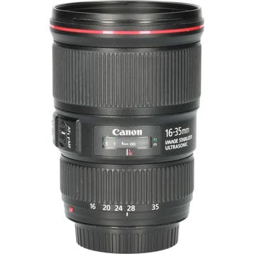 Tweedehands Canon EF 16-35mm f/4.0L IS USM CM7091, Ophalen of Verzenden, Gebruikt, Overige typen, Zoom
