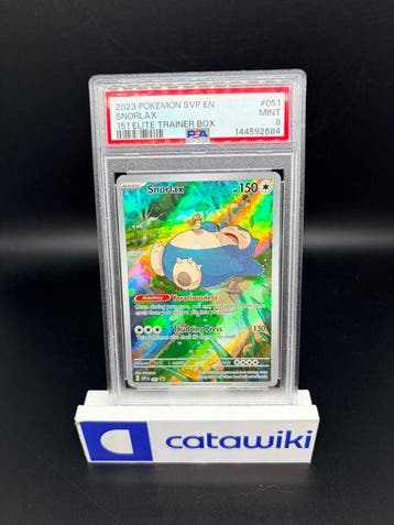 Pokémon - 1 Graded card - Snorlax SVP051 PSA 9 - Scarlet &, Nieuw