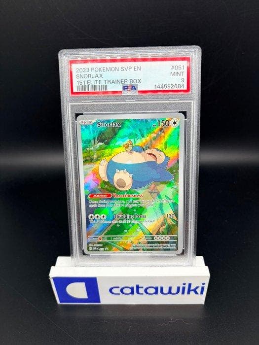 Pokémon - 1 Graded card - Snorlax SVP051 PSA 9 - Scarlet &, Hobby en Vrije tijd, Verzamelkaartspellen | Pokémon